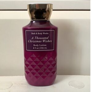 Bath & Body Works A THOUSAND CHRISTMAS WISHES Body Lotion 8oz Rare Retired